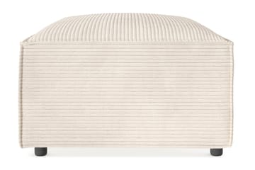 Cubo 1-personers Rektangulær Fodskammelmodul i Manchester 120 cm bred - Beige - Møbler - Stole & lænestole - Taburet & skammel - Puf