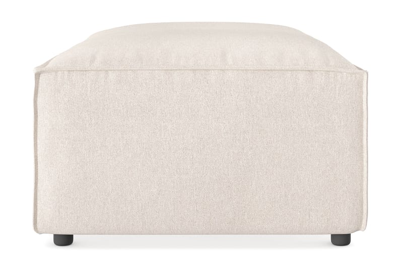 Cubo 1-personers Rektangulær Fodskammelmodul i Stof 120 cm bred - Beige - Møbler - Stole & lænestole - Taburet & skammel - Puf
