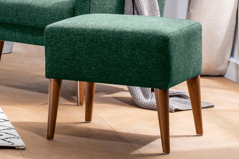Cynthiaa fodskammel - Grøn - Møbler - Stole & lænestole - Taburet & skammel - Puf