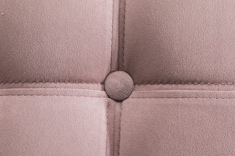 Dahlia Puf - Lys Rosa Velour 80cm - Møbler - Stole & lænestole - Taburet & skammel - Puf