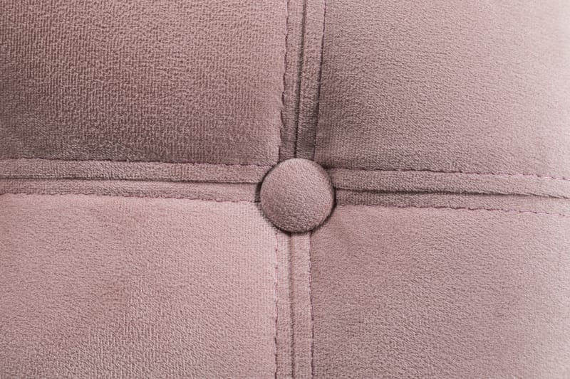 Dahlia Puf - Lys Rosa Velour 50cm - Møbler - Stole & lænestole - Taburet & skammel - Puf