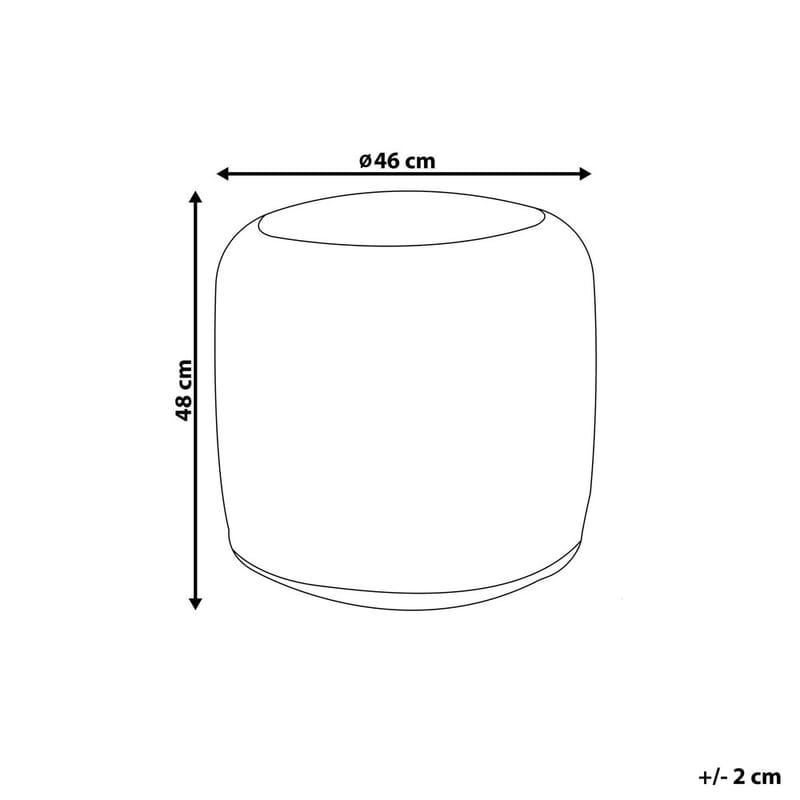 Puf Dalama - Beige - Møbler - Stole & lænestole - Taburet & skammel - Ottoman