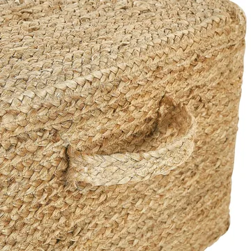 Puf Dhadar - Naturlig, beige - Møbler - Stole & lænestole - Taburet & skammel - Ottoman