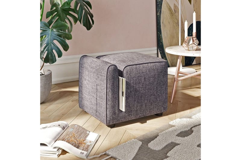 Puf Djarhint Grå - Grå - Møbler - Stole & lænestole - Taburet & skammel - Ottoman