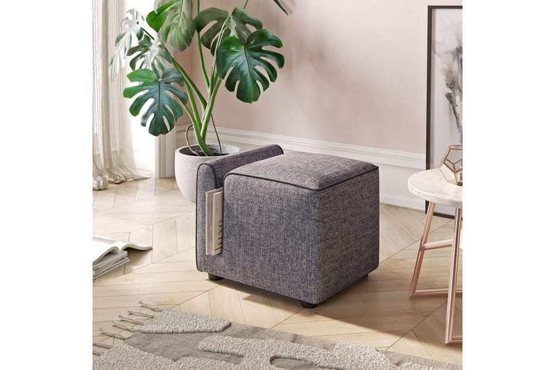 Puf Djarhint Grå - Grå - Møbler - Stole & lænestole - Taburet & skammel - Ottoman