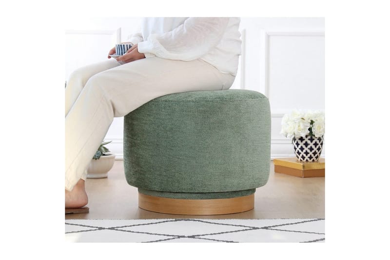 Puf Doroufield Grøn - Grøn - Møbler - Stole & lænestole - Taburet & skammel - Ottoman