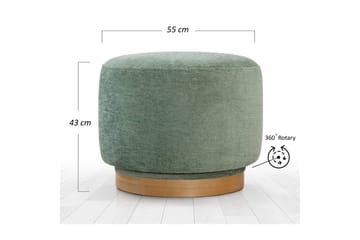 Puf Doroufield Grøn - Grøn - Møbler - Stole & lænestole - Taburet & skammel - Ottoman