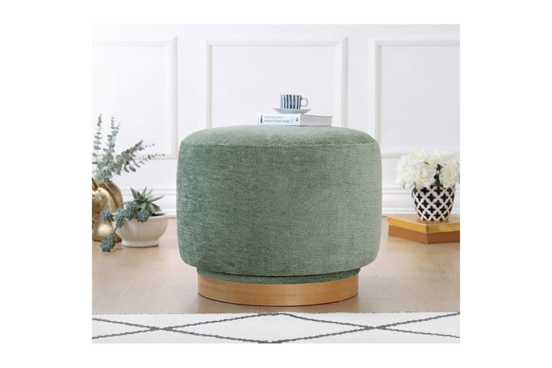 Puf Doroufield Grøn - Grøn - Møbler - Stole & lænestole - Taburet & skammel - Ottoman