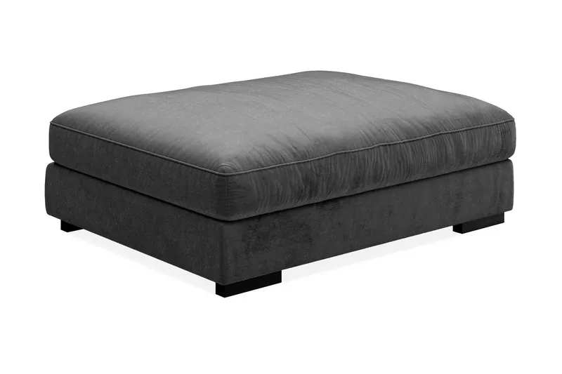 Dubai Modulserie Puf Velour, Mørkegrå