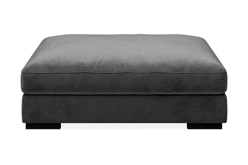 Dubai Modulserie Puf Velour - Mørkegrå - Møbler - Stole & lænestole - Taburet & skammel - Puf
