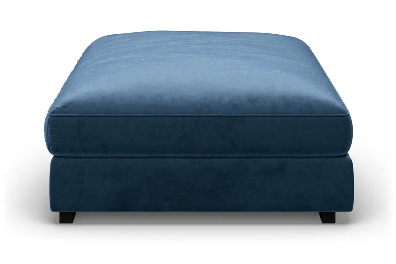 Dubai Modulserie Puf Velour - Blå - Møbler - Stole & lænestole - Taburet & skammel - Puf