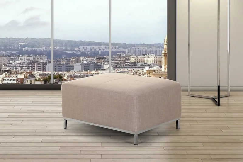 Dugard Fodskammel - Beige - Møbler - Stole & lænestole - Taburet & skammel - Puf