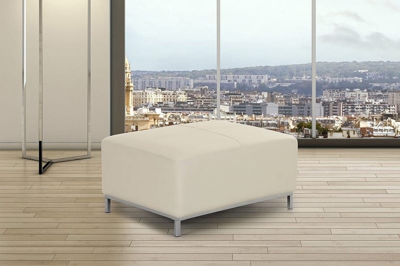 Dugard Fodskammel - Beige/Læder - Møbler - Stole & lænestole - Taburet & skammel - Puf