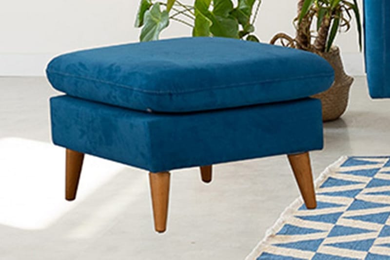 Faulman fodskammel - Blå - Møbler - Stole & lænestole - Taburet & skammel - Puf