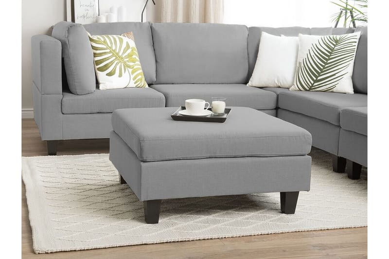 Fevik fodskammel 76 | 76 cm, Grå