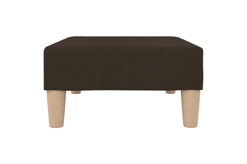 fodskammel 78x56x32 cm stof mørkebrun - Brun - Møbler - Stole & lænestole - Taburet & skammel - Puf