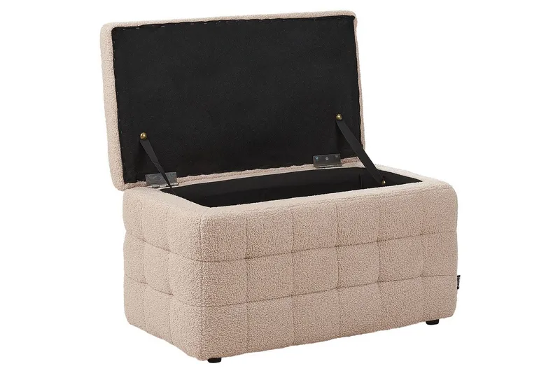 Fodskammel Michigan Beige - Beige - Møbler - Stole & lænestole - Taburet & skammel - Puf - Chesterfield puf