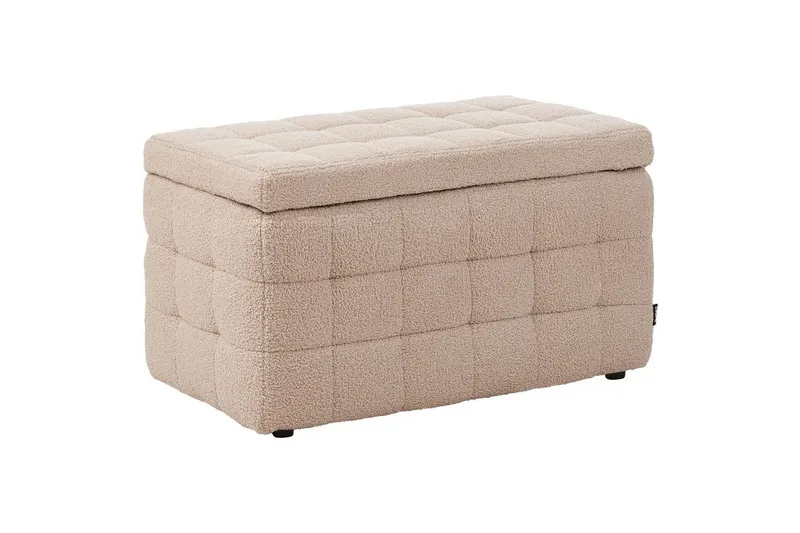 Fodskammel Michigan Beige - Beige - Møbler - Stole & lænestole - Taburet & skammel - Puf - Chesterfield puf