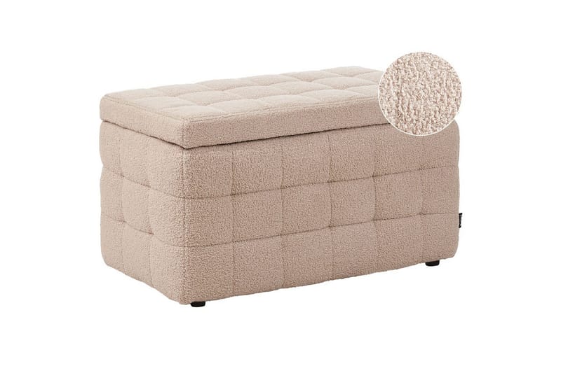 Fodskammel Michigan Beige, Beige