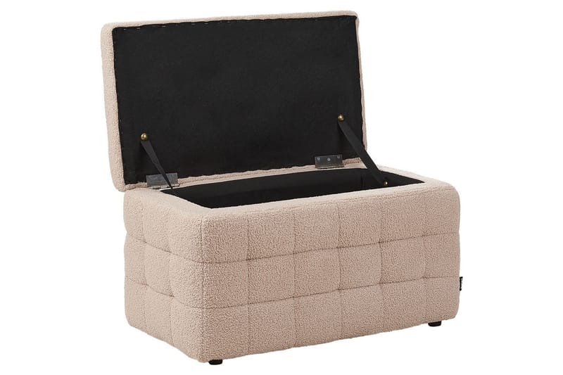 Fodskammel Michigan Beige - Beige - Møbler - Stole & lænestole - Taburet & skammel - Puf - Chesterfield puf