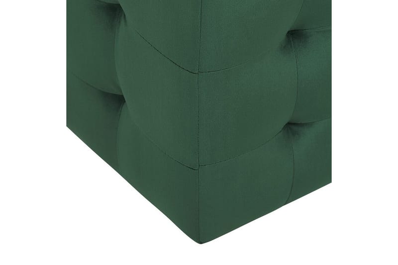 Fodskammel Michigan Grøn - Grøn - Møbler - Stole & lænestole - Taburet & skammel - Puf - Chesterfield puf