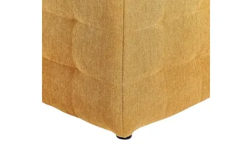 Fodskammel Michigan Gul - Gul - Møbler - Stole & lænestole - Taburet & skammel - Puf - Chesterfield puf