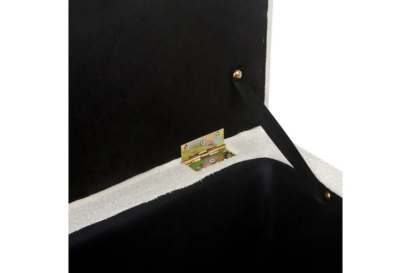 Fodskammel Michigan Hvid - Hvid - Møbler - Stole & lænestole - Taburet & skammel - Puf - Chesterfield puf