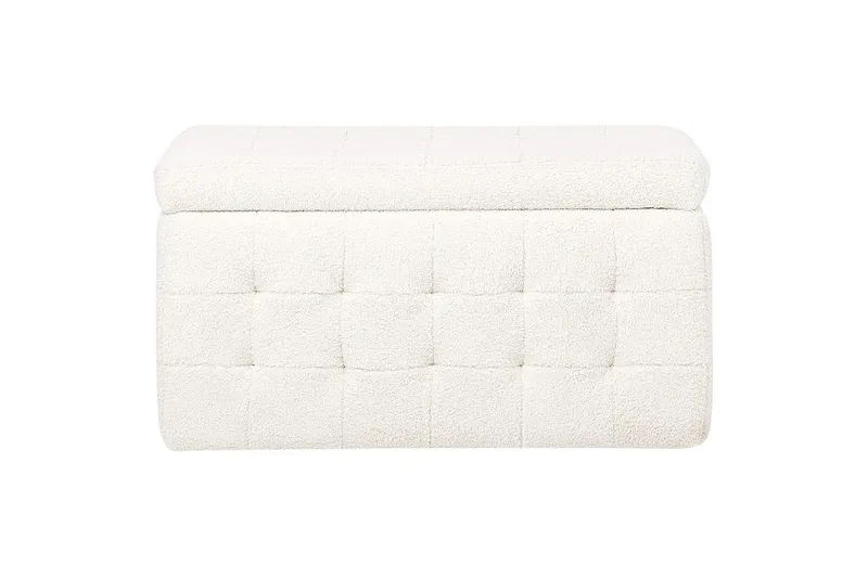 Fodskammel Michigan Hvid - Hvid - Møbler - Stole & lænestole - Taburet & skammel - Puf - Chesterfield puf