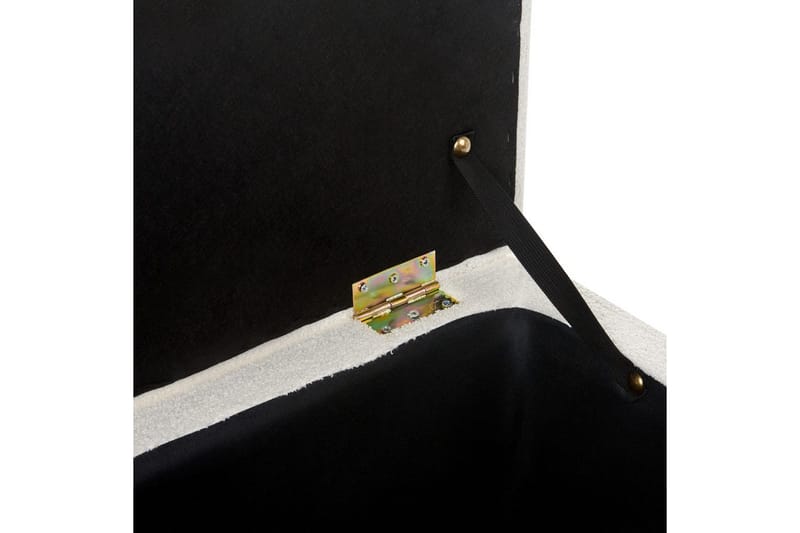 Fodskammel Michigan Hvid - Hvid - Møbler - Stole & lænestole - Taburet & skammel - Puf - Chesterfield puf