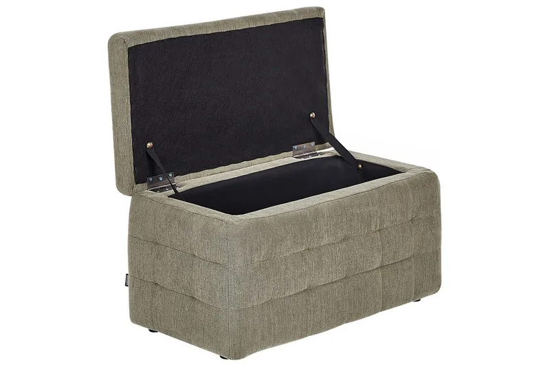 Fodskammel Michigan Olivgrøn - Olivgrøn - Møbler - Stole & lænestole - Taburet & skammel - Puf - Chesterfield puf