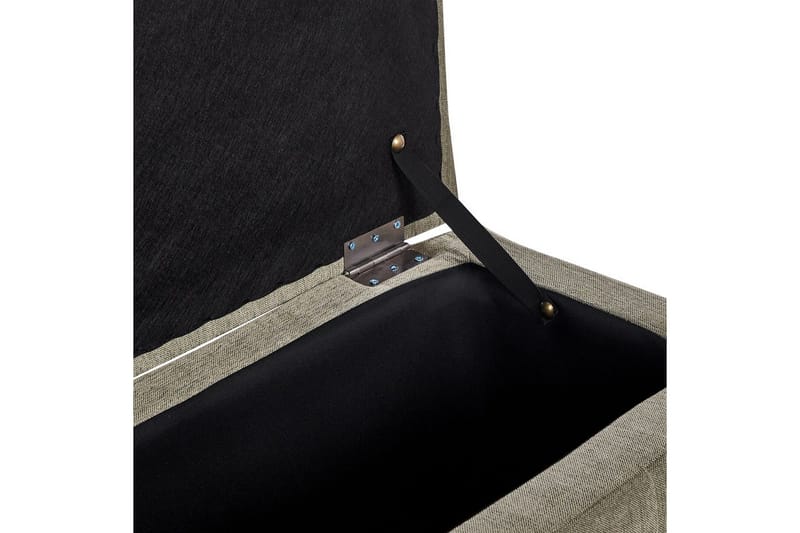 Fodskammel Michigan Olivgrøn - Olivgrøn - Møbler - Stole & lænestole - Taburet & skammel - Puf - Chesterfield puf