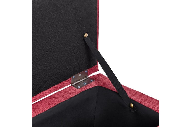 Fodskammel Michigan Rød - Rød - Møbler - Stole & lænestole - Taburet & skammel - Puf - Chesterfield puf