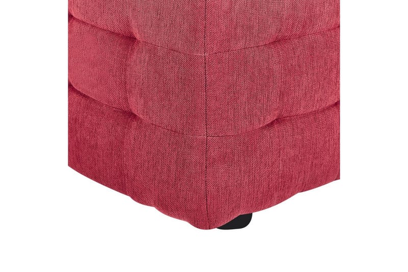 Fodskammel Michigan Rød - Rød - Møbler - Stole & lænestole - Taburet & skammel - Puf - Chesterfield puf