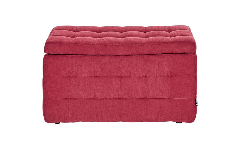 Fodskammel Michigan Rød - Rød - Møbler - Stole & lænestole - Taburet & skammel - Puf - Chesterfield puf