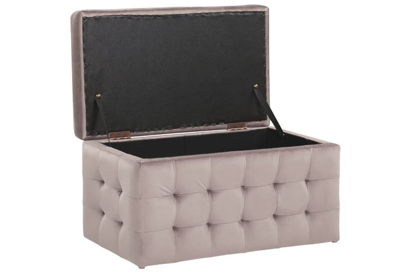 Fodskammel Michigan Rosa - Rosa - Møbler - Stole & lænestole - Taburet & skammel - Puf - Chesterfield puf