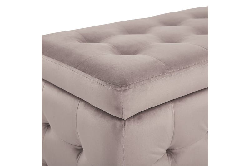 Fodskammel Michigan Rosa - Rosa - Møbler - Stole & lænestole - Taburet & skammel - Puf - Chesterfield puf