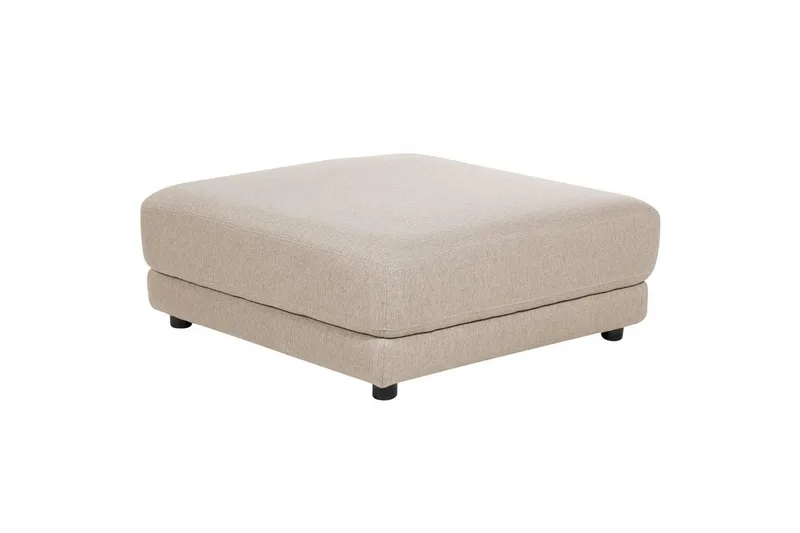 Fodskammel Sigtuna Beige/sort, Beige/sort