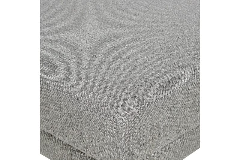 Fodskammel Sigtuna Grå/sort - Grå/sort - Møbler - Stole & lænestole - Taburet & skammel - Puf - Chesterfield puf