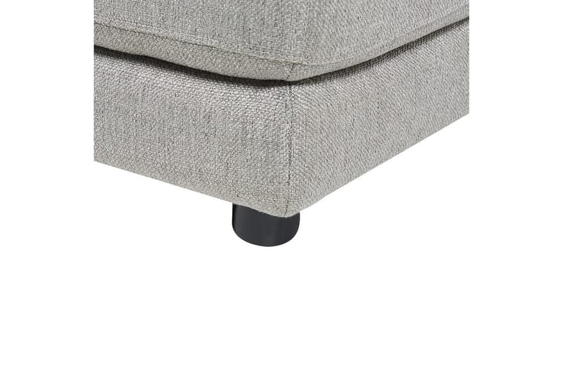 Fodskammel Sigtuna Grå/sort - Grå/sort - Møbler - Stole & lænestole - Taburet & skammel - Puf - Chesterfield puf