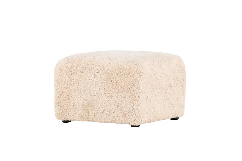 Frankie Fodskammel - Beige - Møbler - Stole & lænestole - Taburet & skammel - Puf