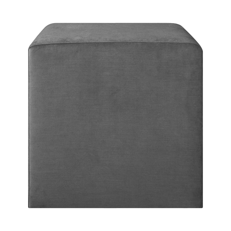 Puf HOME4YOU Lyn Grå - Grå - Møbler - Stole & lænestole - Taburet & skammel - Ottoman