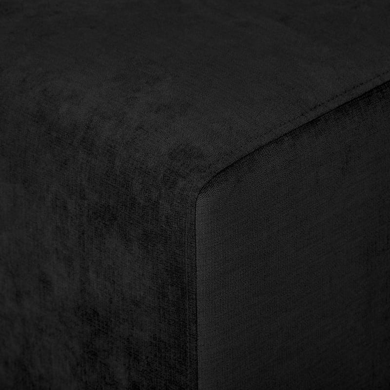 Puf HOME4YOU Lyn Sort - Sort - Møbler - Stole & lænestole - Taburet & skammel - Ottoman