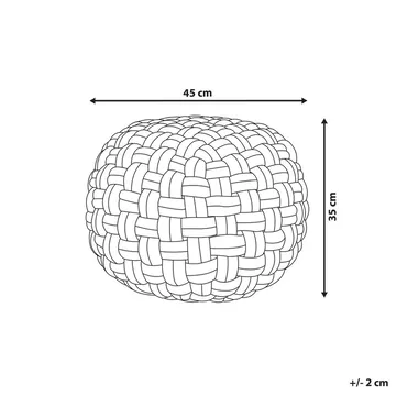 Puf Hopa - Sort - Møbler - Stole & lænestole - Taburet & skammel - Ottoman