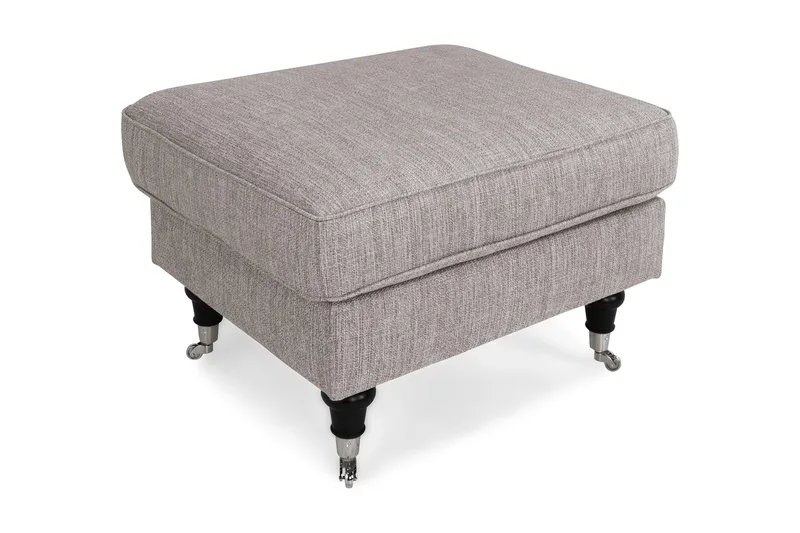 Howard Classic Puf, Grå/Brun