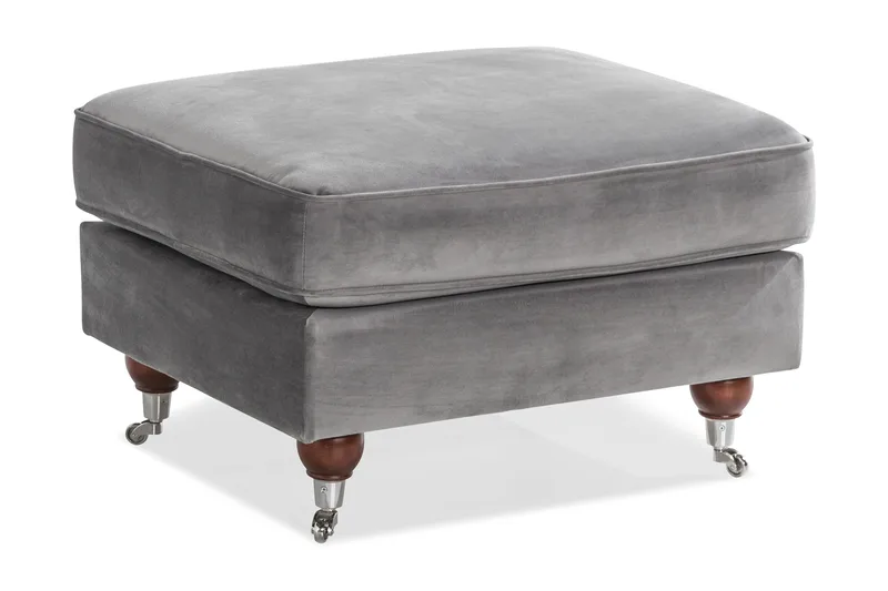 Howard Riviera Fodskammel - Sølvgrå - Møbler - Stole & lænestole - Taburet & skammel - Puf