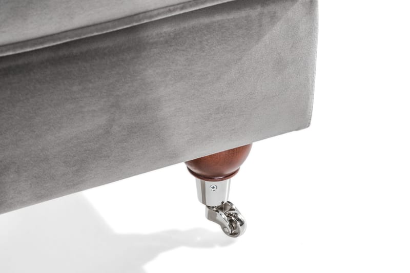 Howard Riviera Fodskammel - Sølvgrå - Møbler - Stole & lænestole - Taburet & skammel - Puf