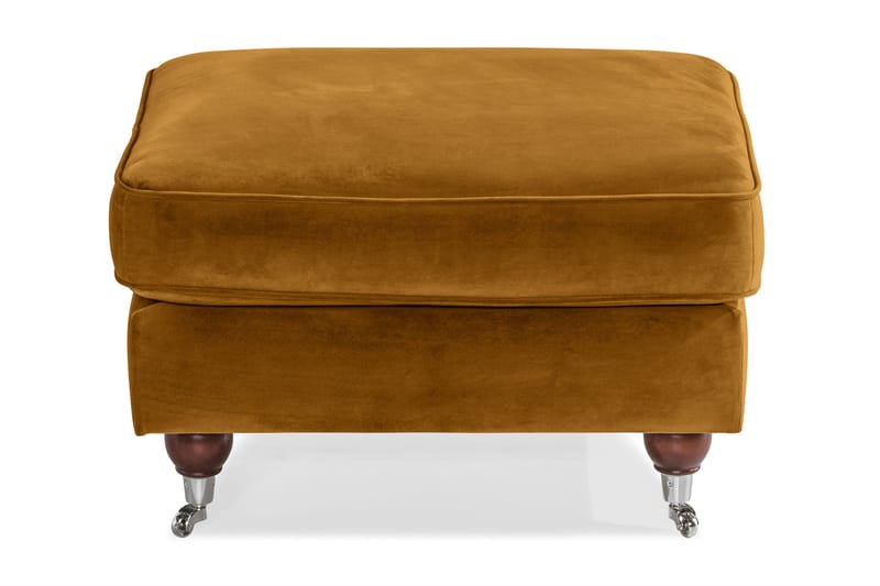 Howard Riviera Fodskammel Velour - Amber - Møbler - Stole & lænestole - Taburet & skammel - Puf