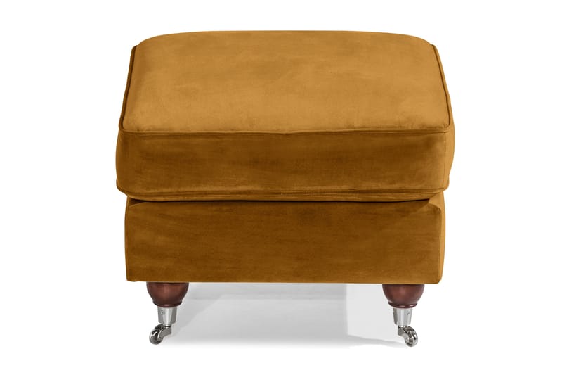 Howard Riviera Fodskammel Velour - Amber - Møbler - Stole & lænestole - Taburet & skammel - Puf