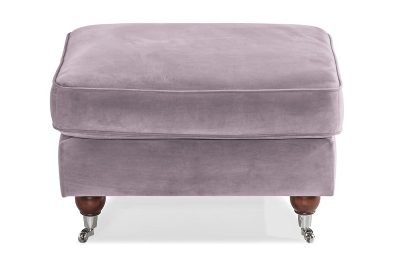 Howard Riviera Fodskammel Velour - Lilla - Møbler - Stole & lænestole - Taburet & skammel - Puf