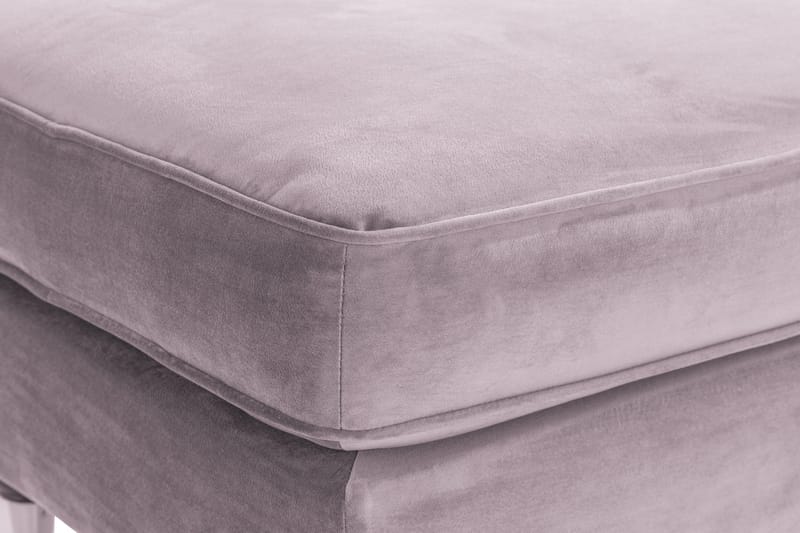 Howard Riviera Fodskammel Velour - Lilla - Møbler - Stole & lænestole - Taburet & skammel - Puf